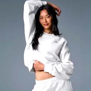 Alo yoga Accolade White Sweatshirt XS
